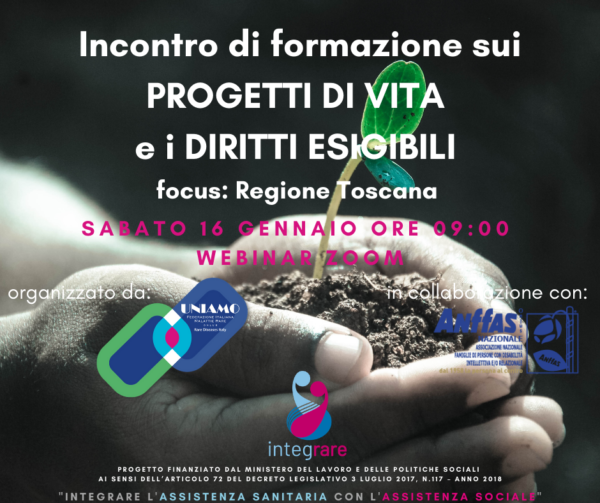 Sabato 16 gennaio nuovo appuntamento del progetto IntegRare - focus Toscana