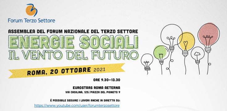 Energie sociali - Il vento del futuro: Assemblea Forum Nazionale Terzo Settore