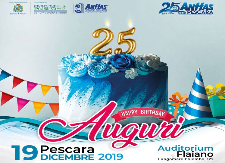Anffas Pescara in festa per i 25 anni di attività!   