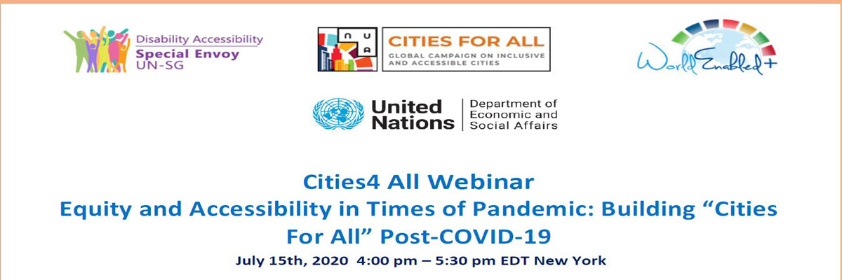 Equità e accessibilità in tempi di pandemia: costruire “Cities For All” Post-COVID19