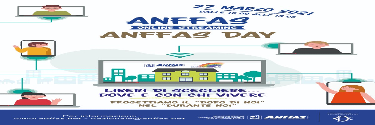 Anffas Day! Evento online il 27 marzo 2021!