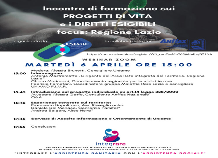 Diritti esigibili e progetti di vita - Regione Lazio