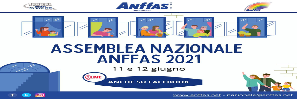 Assemblea Nazionale Anffas 2021: in arrivo l'11 e 12 giugno!