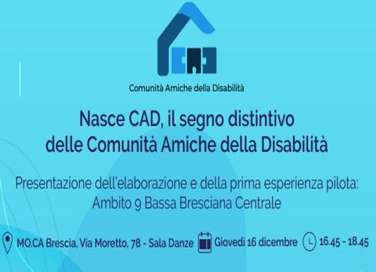 Ambito 9 Bassa Bresciana Centrale: presentazione della prima esperienza pilota del progetto CAD