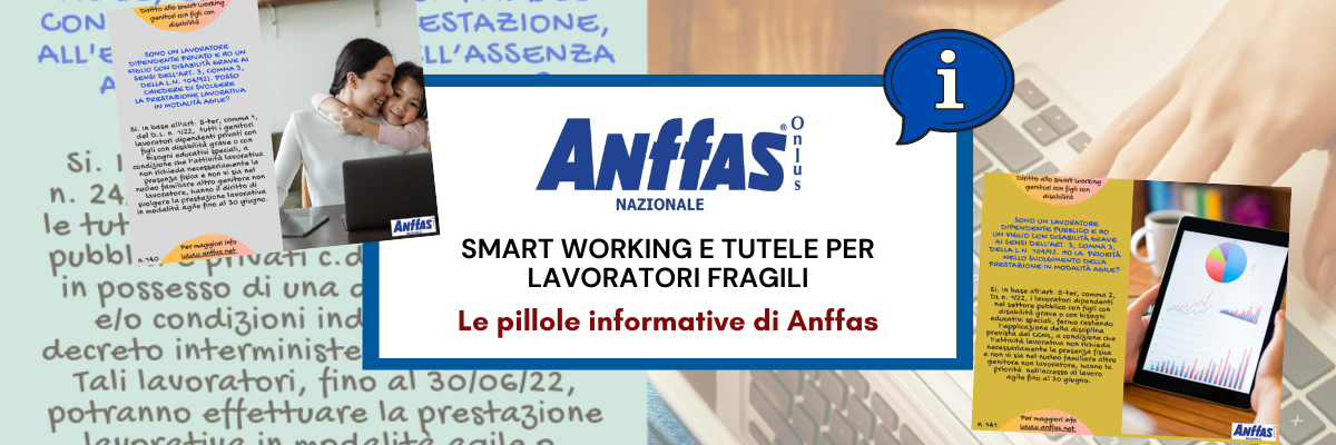 Pillole Anffas: online n. 3 nuove pillole su smart-working