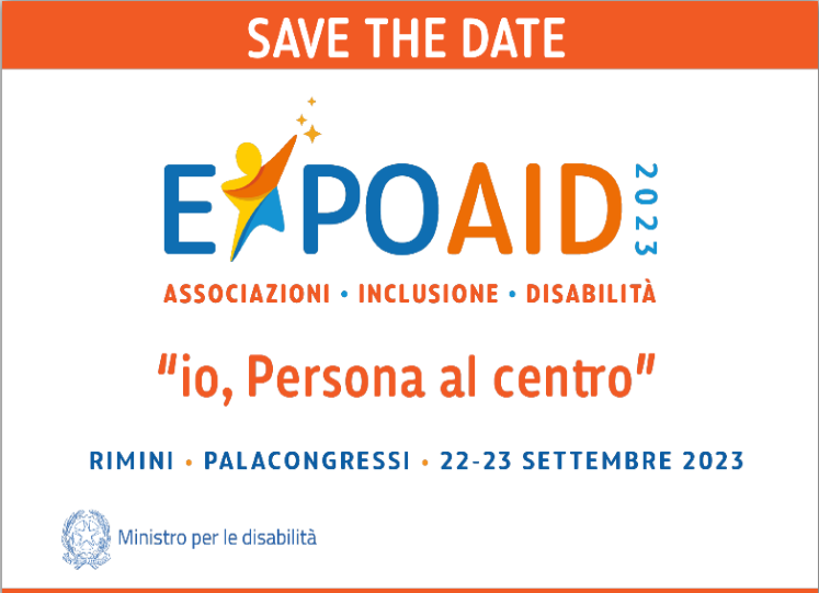 EXPO AID 2023: “io, Persona al centro”. Il 22 e 23 settembre a Rimini