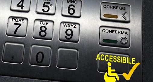 I bancomat devono essere accessibili a tutti!